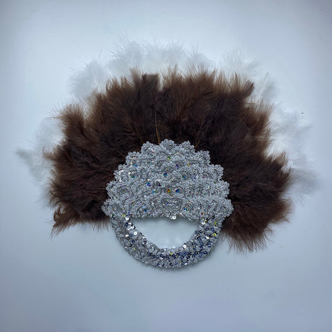 Image of Bridal Turkey Nigerian Feather Fans for Wedding Party-FrenzyAfricanFashion.com