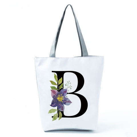 Image of Letter Alphabets Women Tote Shoulder Handbag-FrenzyAfricanFashion.com