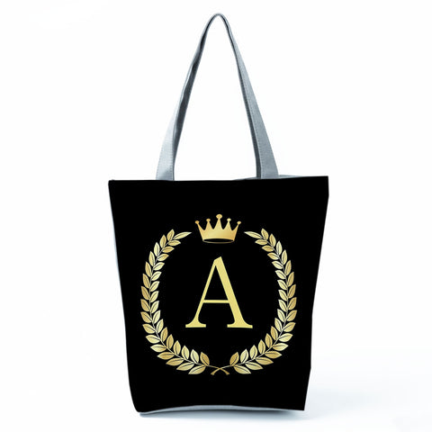 Image of Letter Alphabets Women Tote Shoulder Handbag-FrenzyAfricanFashion.com