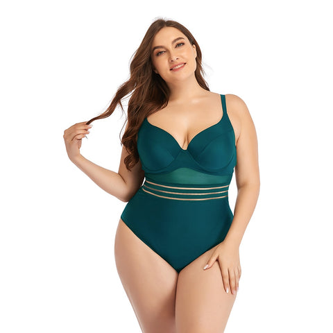 Image of Plus Size Swimsuits Women One Piece Bathing Suit-FrenzyAfricanFashion.com