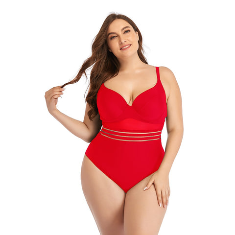 Image of Plus Size Swimsuits Women One Piece Bathing Suit-FrenzyAfricanFashion.com