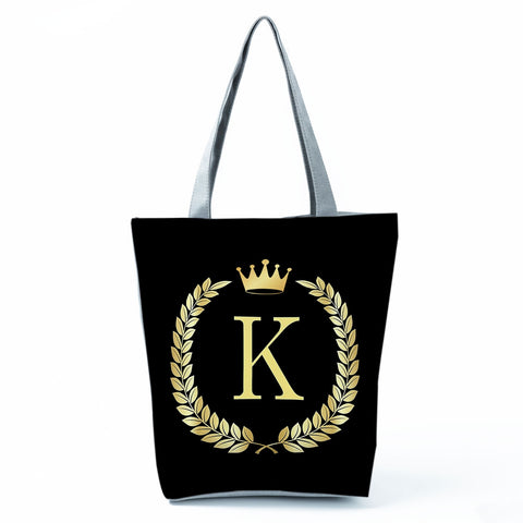 Image of Letter Alphabets Women Tote Shoulder Handbag-FrenzyAfricanFashion.com