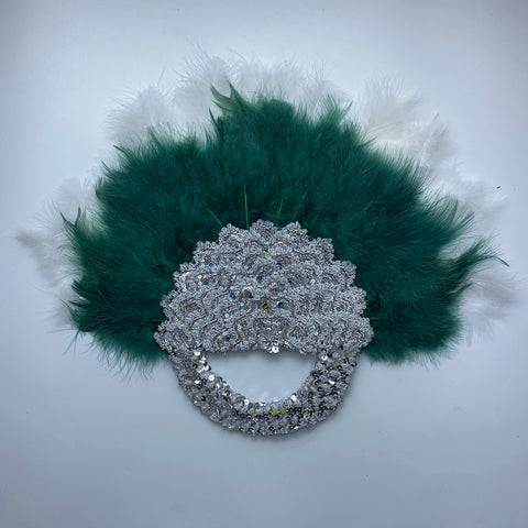 Image of Bridal Turkey Nigerian Feather Fans for Wedding Party-FrenzyAfricanFashion.com
