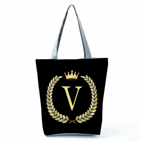 Image of Letter Alphabets Women Tote Shoulder Handbag-FrenzyAfricanFashion.com