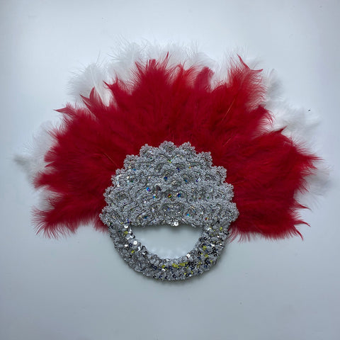 Image of Bridal Turkey Nigerian Feather Fans for Wedding Party-FrenzyAfricanFashion.com