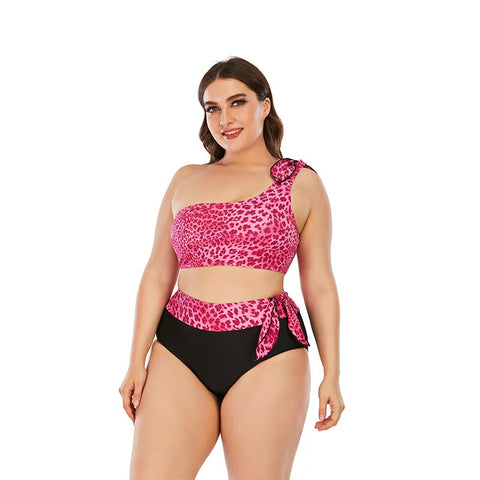 Image of Women Push Up Bikinis Set Swimwear Plus Size High Waist Swimsuit Beachwear-FrenzyAfricanFashion.com