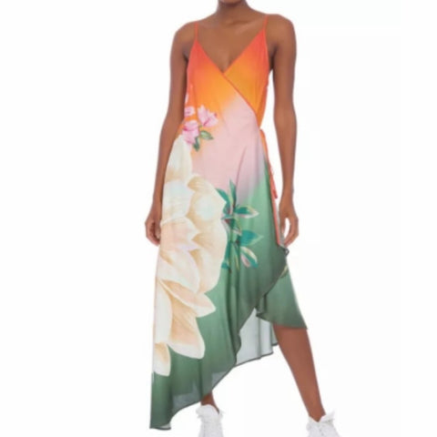 Image of One Piece Swimsuit Floral Print Beach Bathing Suit Set-FrenzyAfricanFashion.com