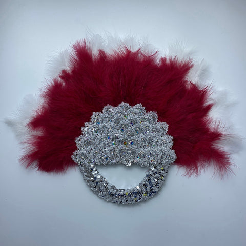 Image of Bridal Turkey Nigerian Feather Fans for Wedding Party-FrenzyAfricanFashion.com