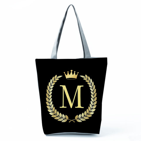 Image of Letter Alphabets Women Tote Shoulder Handbag-FrenzyAfricanFashion.com