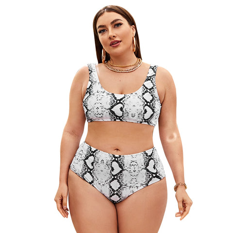 Image of Women Push Up Bikinis Set Swimwear Plus Size High Waist Swimsuit Beachwear-FrenzyAfricanFashion.com