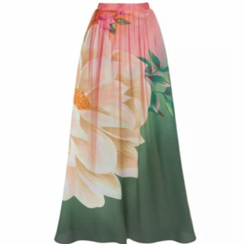 Image of One Piece Swimsuit Floral Print Beach Bathing Suit Set-FrenzyAfricanFashion.com