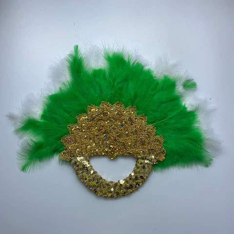 Image of Bridal Turkey Nigerian Feather Fans for Wedding Party-FrenzyAfricanFashion.com