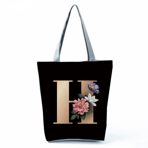 Image of Letter Alphabets Women Tote Shoulder Handbag-FrenzyAfricanFashion.com