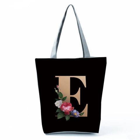 Image of Letter Alphabets Women Tote Shoulder Handbag-FrenzyAfricanFashion.com