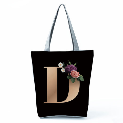Image of Letter Alphabets Women Tote Shoulder Handbag-FrenzyAfricanFashion.com