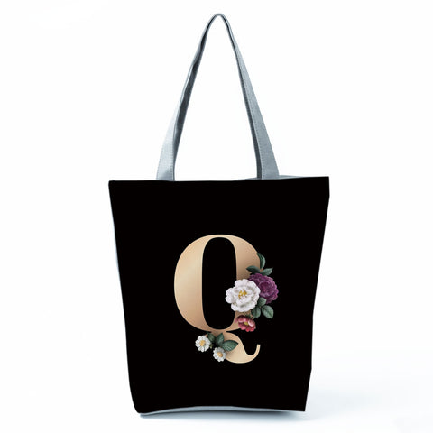 Image of Letter Alphabets Women Tote Shoulder Handbag-FrenzyAfricanFashion.com