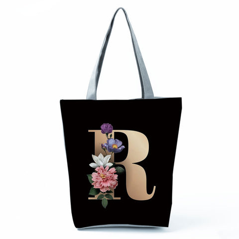 Image of Letter Alphabets Women Tote Shoulder Handbag-FrenzyAfricanFashion.com