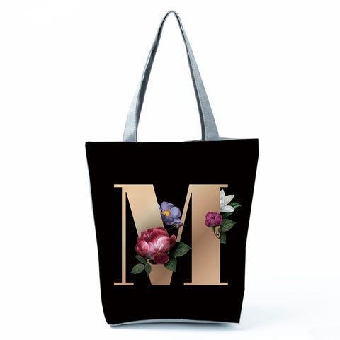 Image of Letter Alphabets Women Tote Shoulder Handbag-FrenzyAfricanFashion.com