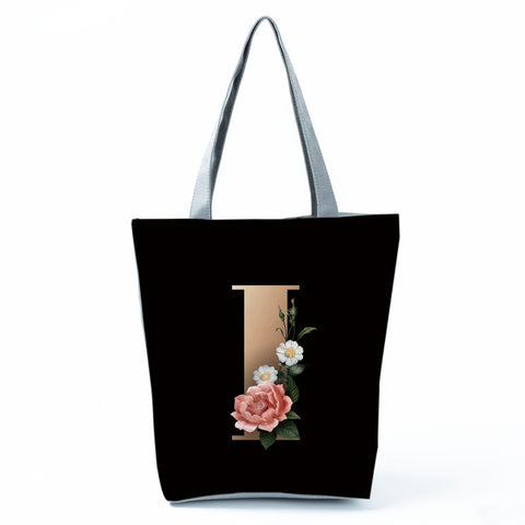 Image of Letter Alphabets Women Tote Shoulder Handbag-FrenzyAfricanFashion.com