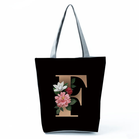 Image of Letter Alphabets Women Tote Shoulder Handbag-FrenzyAfricanFashion.com