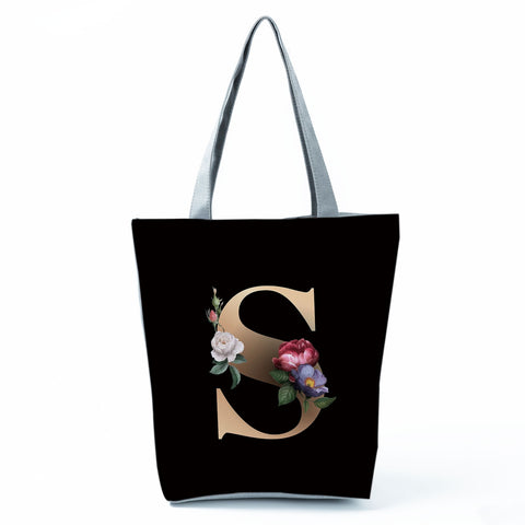Image of Letter Alphabets Women Tote Shoulder Handbag-FrenzyAfricanFashion.com