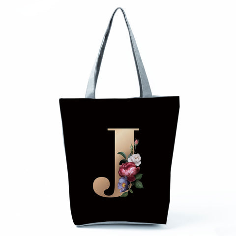 Image of Letter Alphabets Women Tote Shoulder Handbag-FrenzyAfricanFashion.com