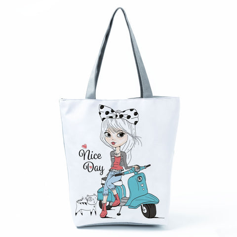 Image of Beautiful Fashion Shoulder Bag Eco Portable Shopping Tote for Women-FrenzyAfricanFashion.com