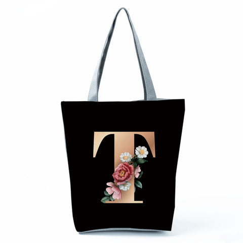 Image of Letter Alphabets Women Tote Shoulder Handbag-FrenzyAfricanFashion.com