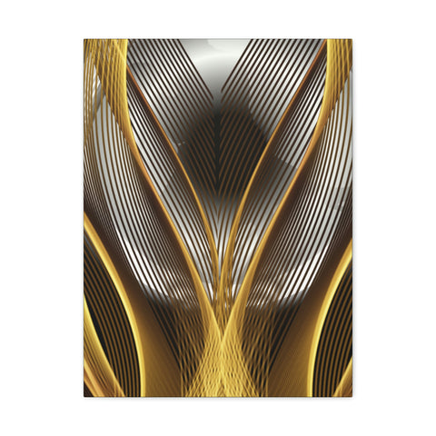 Image of Canvas Prints Wall Art | Bedroom Office Living Room Hallway Designs | Decorative Abstracts | Wall Tiles Black and Gold Decor | Firelin A-FrenzyAfricanFashion.com