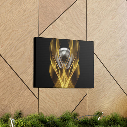 Image of Home Decor Custom Wall ART | Canvas Frame Gold and Black Print | Painting Poster | Abstract Design | Modern Home Office Wall Frame | Firelin-FrenzyAfricanFashion.com