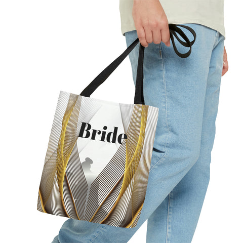 Image of Custom Bridal Tote | White Bag | Practical Wedding Gift | Bridal Shower Gifts | Women Engagement | Bride to be Handbag Gift-FrenzyAfricanFashion.com