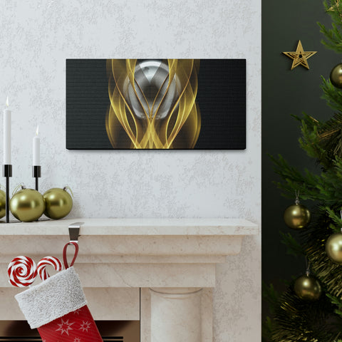 Image of Home Decor Custom Wall ART | Canvas Frame Gold and Black Print | Painting Poster | Abstract Design | Modern Home Office Wall Frame | Firelin-FrenzyAfricanFashion.com