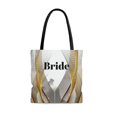 Image of Custom Bridal Tote | White Bag | Practical Wedding Gift | Bridal Shower Gifts | Women Engagement | Bride to be Handbag Gift-FrenzyAfricanFashion.com