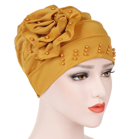 Image of Women's Hijabs Turban Elastic Head Cap Scarf-FrenzyAfricanFashion.com