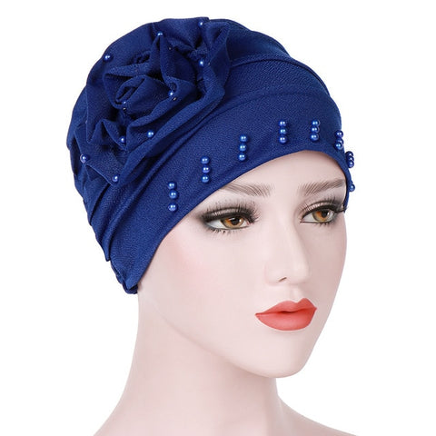 Image of Women's Hijabs Turban Elastic Head Cap Scarf-FrenzyAfricanFashion.com