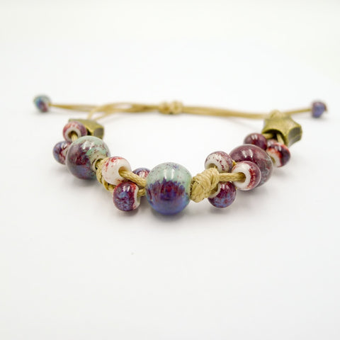 Image of Retro style Charm beaded bracelets adjustable woman-FrenzyAfricanFashion.com