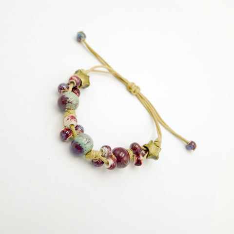 Image of Retro style Charm beaded bracelets adjustable woman-FrenzyAfricanFashion.com