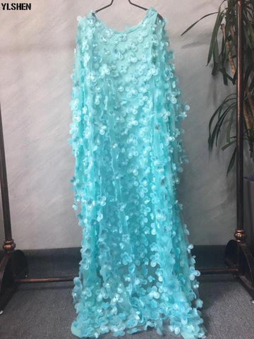 Image of Boubou Party African dress women Dashiki lace beaded embroidery-FrenzyAfricanFashion.com