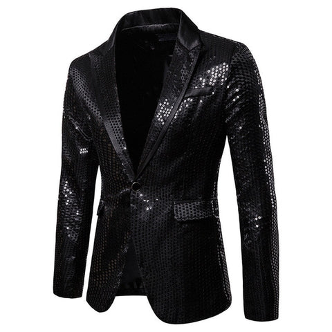 Image of Men Sequin Jacket Blazer Suit-FrenzyAfricanFashion.com