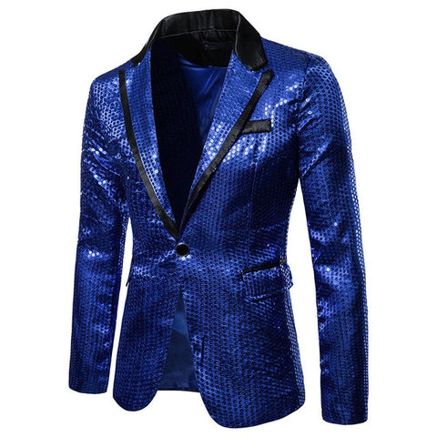 Image of Men Sequin Jacket Blazer Suit-FrenzyAfricanFashion.com