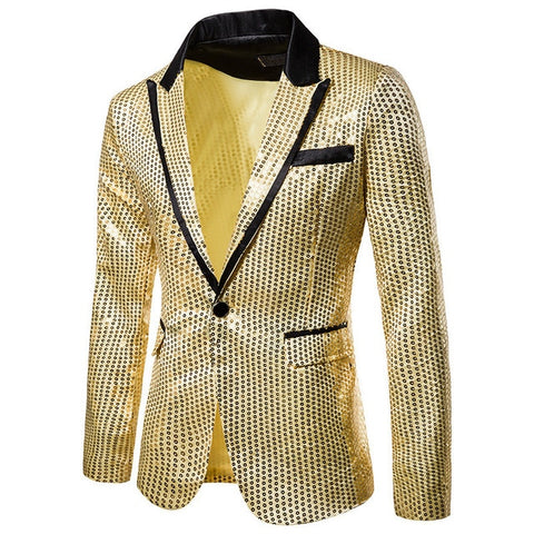 Image of Men Sequin Jacket Blazer Suit-FrenzyAfricanFashion.com