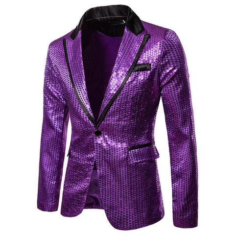 Image of Men Sequin Jacket Blazer Suit-FrenzyAfricanFashion.com