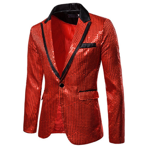Image of Men Sequin Jacket Blazer Suit-FrenzyAfricanFashion.com