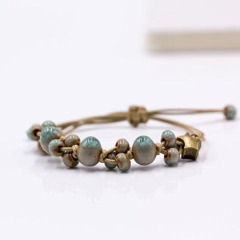 Image of Retro style Charm beaded bracelets adjustable woman-FrenzyAfricanFashion.com