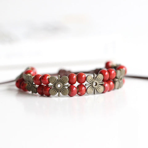 Image of Glaze Ceramic Trinkets Women Fashion Bracelets-FrenzyAfricanFashion.com