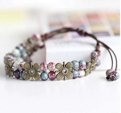 Image of Glaze Ceramic Trinkets Women Fashion Bracelets-FrenzyAfricanFashion.com