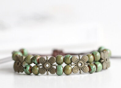 Image of Glaze Ceramic Trinkets Women Fashion Bracelets-FrenzyAfricanFashion.com