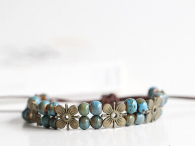 Image of Glaze Ceramic Trinkets Women Fashion Bracelets-FrenzyAfricanFashion.com