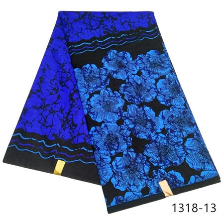 Image of Kente Wax Fabric Design 6 Yards-FrenzyAfricanFashion.com