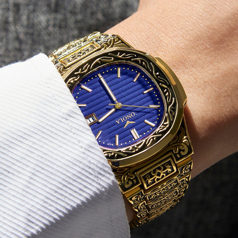 Image of Peter Men luxury Retro Watch-FrenzyAfricanFashion.com